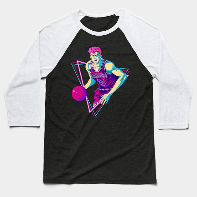 Slam Dunk - Hanamichi Sakuragi Baseball T-Shirt by mounier